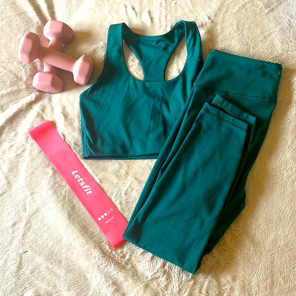 Gap Longline Sports Bra & Leggings - XS